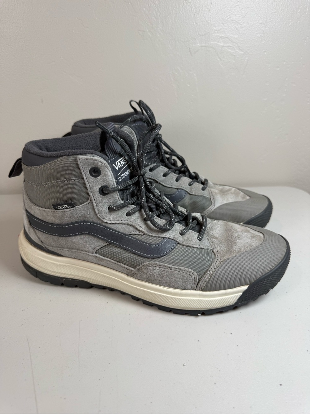 Vans Gray High-Top Lace-Up Boots